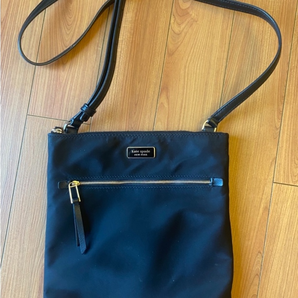 Kate Spade Black Crossbody Bag with Adjustable Strap
